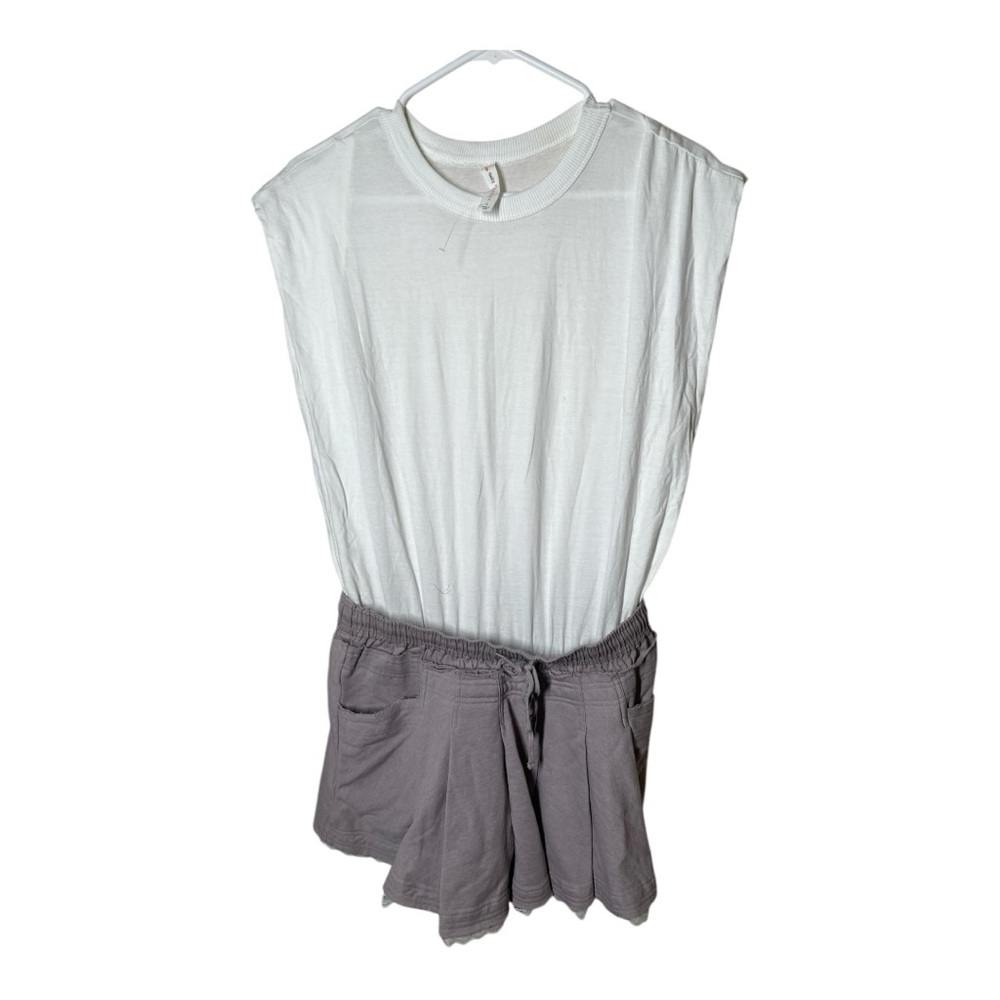 {EUC} DAILY PRACTICE By Anthropologie Twofer Mini Dress Women's Size S